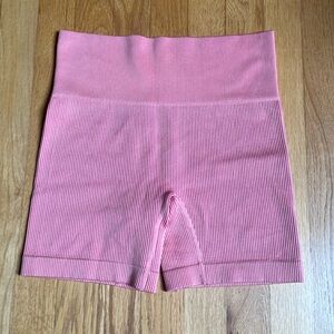 Pink Athletic Yoga Lounge Shorts by Colsie